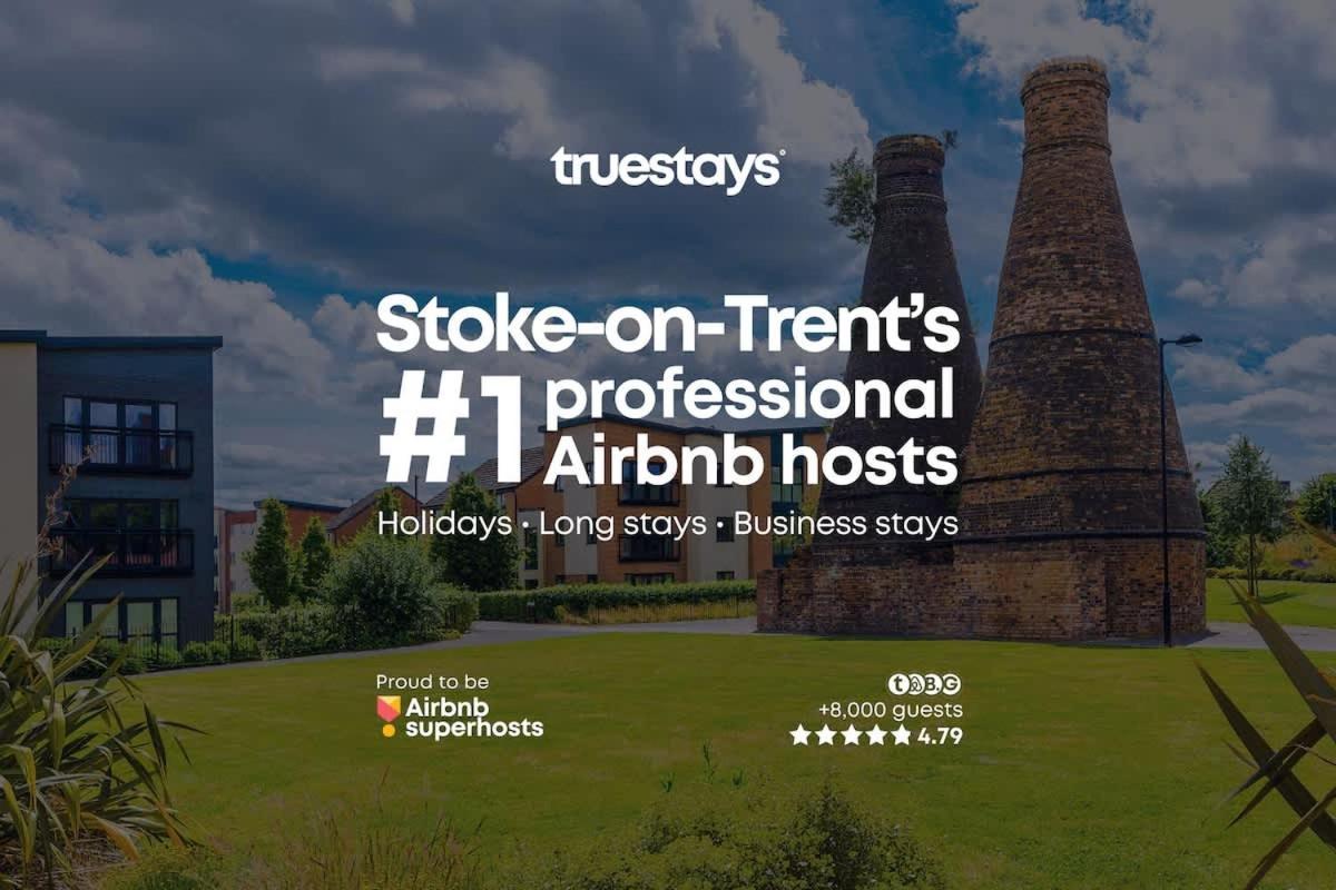 Ambassador House By Truestays - Luxury 4 Bedroom House In Stoke-On-Trent Etruria Экстерьер фото